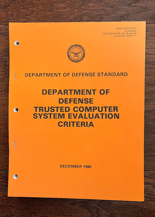 Dod 5200.1 R Rainbow Reprints