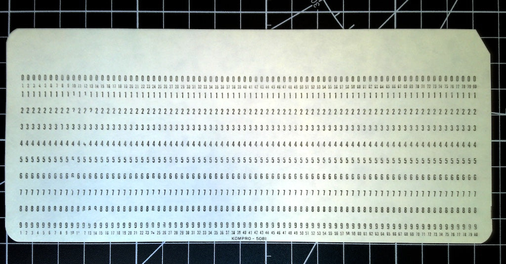 Punch Cards - 5 pack